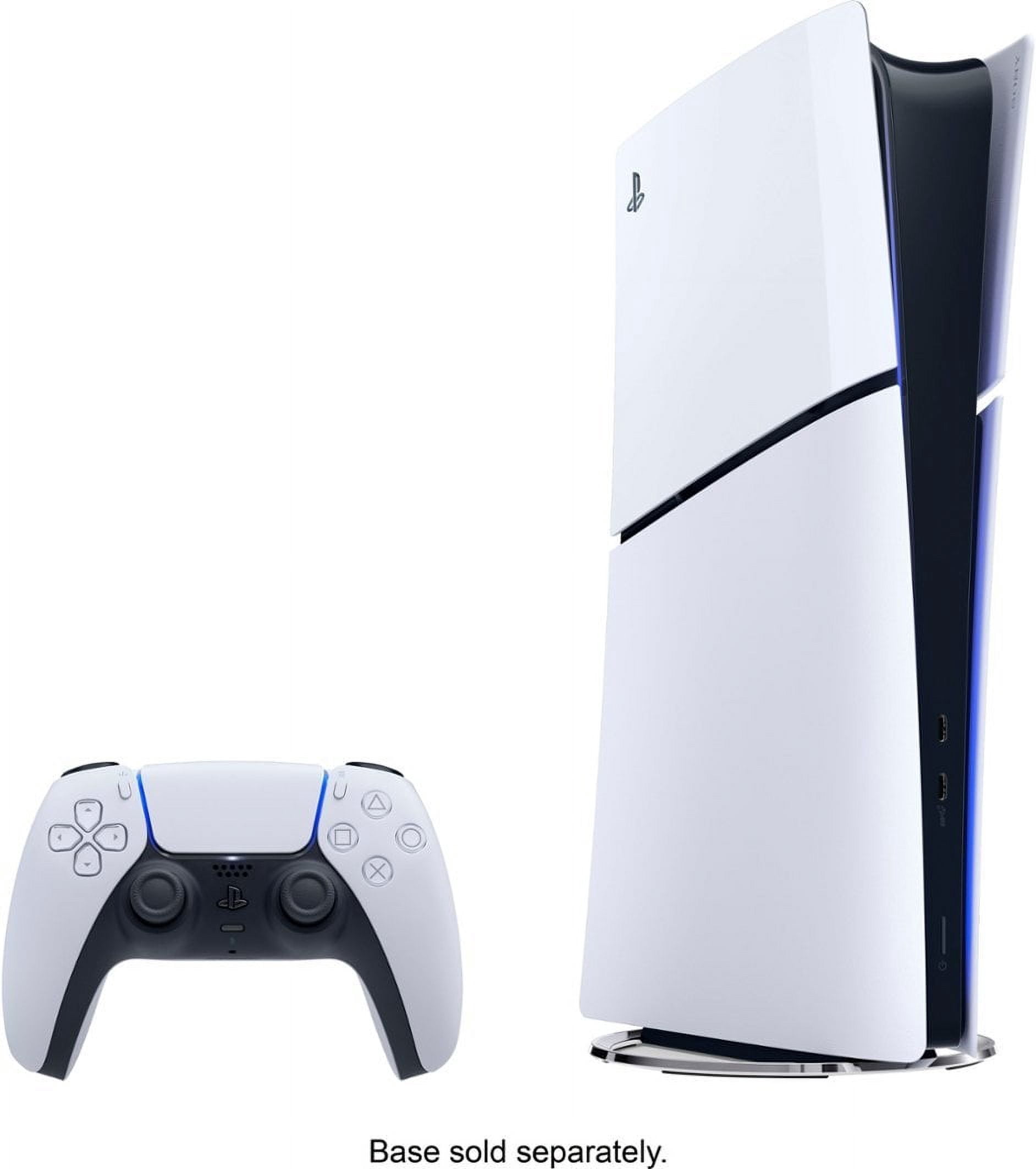 Restored Sony PlayStation 5 Slim Console Digital Edition - White (Refurbished) thumbnail 6