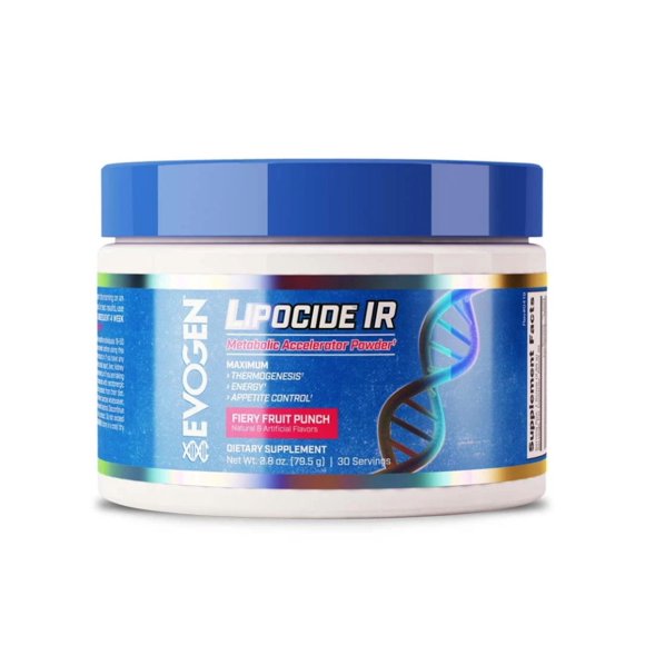 LIPOCIDE IR EVOGEN FIERY FRUIT PUNCH 30 SERVICIOS