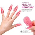 thumbnail image 2 of Nail Gel Removal Tool Kit, with Pink Polish Remover Clip, Cuticle Scraper, Gel Nail Brush, Nail Clean Pad, Nail File Exfoliator, 2 of 5