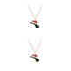 thumbnail image 2 of Jumpingount Collar de tarjeta de aleación con colgante de bandera colorida: cada ocasión muestra un collar encantador de sabor único oro 2Conjunto, 2 of 6