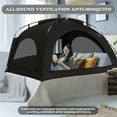 thumbnail image 4 of Bed Tent Full Size Bed Canopy, Privacy Breathable Indoor Tent Lightweight Portable Sleeping Tents for Adults Kids, 4 of 8