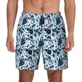 thumbnail image 3 of Uemuo Daisies Flowers Pattern Mens Swim Trunks Quick Dry Board Shorts with Mesh Lining, Stretch Beach Shorts Quick Dry No-Chafing Board Shorts-X-Large, 3 of 9