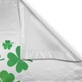 thumbnail image 3 of Ambesonne Shamrock Kitchen Curtains, Luck Symbol Leaves Art, 55"x39", Fern Green White, 3 of 3