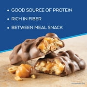 Atkins Snack Bar, Caramel Chocolate Nut Roll, 7g of Protein, Keto Friendly, 8 Count