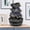 #1 Grey, variant on Hamiedun Indoor Tabletop 5-Tier Fountain Waterfall Fountains Stacked Rocks Water Feature Relaxation Desktop Fountain for Home,Office Best Home Gifts for Friends or Family