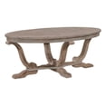 thumbnail image 2 of Liberty Furniture Greystone Mill Light Gray Wood Oval Cocktail Table, 2 of 6