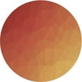 thumbnail image 1 of Ahgly Company Machine Washable Indoor Round Transitional Neon Red Area Rugs, 6' Round, 1 of 7