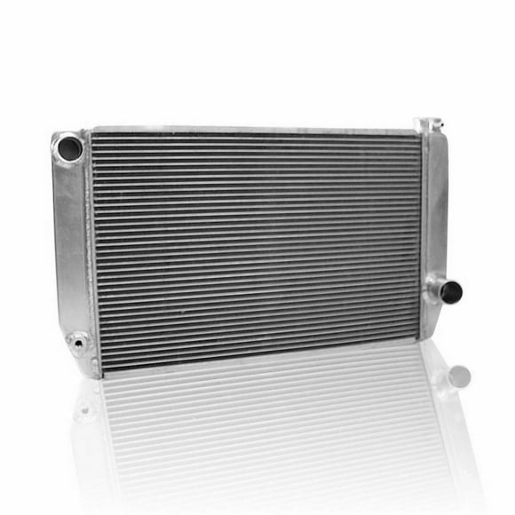 Griffin Radiator 1-25241-X ClassicCool 27.5" x 15.5" 2-Row Aluminum Race Radiator with 1" Tube