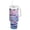 Whimsical Candyland Scene, variant on 40 oz Insulated Stainless Steel Tumbler Double Wall Stainless Steel Tumbler with 2-Way Drinking Watercolor Snowman and Red Barn