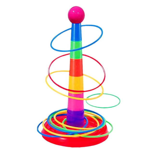WAITLOVER Juego de juguetes para lanzar círculos, juguete educativo para regalo para niños, juguete interactivo para padres e hijos