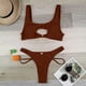 thumbnail image 4 of WILLBEST Traje de Baño de Natación para Mujer, conjunto de Bikini Tipo Bandeau con Push-Up, Traje de Baño Brasileño, Traje de Baño de Dos Piezas, 4 of 6