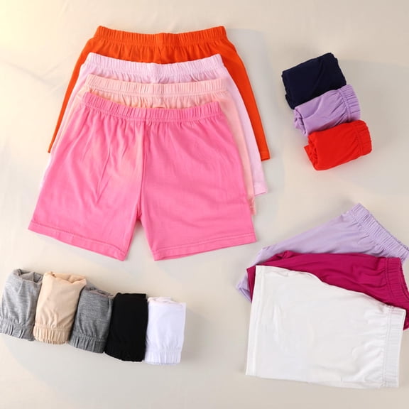 15 Pack Girls Dance Shorts, Bike Shorts for , Multicolor Under Dress Shorts for Cartwheel and Everyday Wear