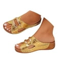 thumbnail image 2 of WILLBEST Sandalias De Piso Para Mujer, Informales, Transpirables, Con Punta Abierta Y Tacón De Cuña, Para Primavera, Verano Y Otoño, Cómodas Y Ligeras Para El Día A Día., 2 of 8