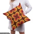 thumbnail image 5 of Ambesonne Vintage 70's Fabric by the Yard Upholstery, Classic Retro Circles, 10 Yards, Redbrown Orange and Mustard, 5 of 5