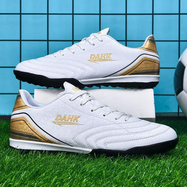Men's Indoor Soccer Shoes Football Cleats Low-Tops Lace-Up