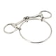 thumbnail image 2 of Broca de boca de caballo de acero inoxidable de 125mm, brocas de caballo de 5 pulgadas, anillo suelto para adiestramiento al aire libre, 2 of 8