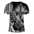 thumbnail image 4 of Camisas para Hombre Impresión Casual Top de Moda, Camisas a Rayas para Hombres Ropa de Pascua para Fiestas Y Diarios, 4 of 5