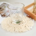thumbnail image 3 of Joernso Coaster Hand-woven Multi-purpose Table Decor Cotton Coffee Cup Mat for Drink, 3 of 8