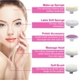 thumbnail image 3 of Waterproof Facial Cleansing Brush Face Spin Cleaning Brush Scrubber with 5 Brush Heads for Women, 3 of 9