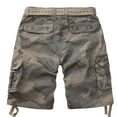 thumbnail image 3 of Women's Casual Cargo Shorts Multi-Pockets Twill Bermuda Summer Shorts(No Belts),Camo 12, 3 of 6