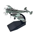 thumbnail image 4 of Modelo de Avión Diecast BF110 para Colección con Detalles Simulados Fabricado en Aleación Incluye Soporte para Exhibir Se Utiliza Como Arte, 4 of 9
