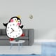 thumbnail image 2 of Reloj De Pared De Madera Y Latón Con Forma De Pingüino De Dibujos Animados, Mini Figura De Mascota De Té, Adorable Decoración Multifuncional A Pilas Para Dormitorio, Hogar Y Oficina., 2 of 8