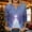 #013-Purple, variant on Ounisa 3/4 Length Sleeve Womens Tops Christmas Casual Loose Fit V Neck T Shirts Cute Solid Three Quarter Length Tunic Christmas Tree Blouse