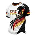 thumbnail image 2 of COSFO T-Shirts for Men Summer Germany Short Sleeve Football Graphic Tees Patriotic Crew Neck Pullover Breathable Classic Fit Tops, 2 of 5