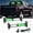 Green White, variant on Nilight 40LED Green White Emergency Strobe Advisor Light Bar with Suction Cups Dash Safety Warning Hazard Flashing Lights Interior Front/Rear Windshield for Trucks Construction Vehicles