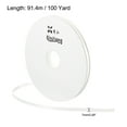 thumbnail image 2 of Unique Bargains 0.28' x 100 Yards Double Face Decorate Crafts Roll Satin Ribbon Raw White, 2 of 5