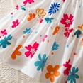 thumbnail image 6 of Girls Dresses Short Sleeve Flowers Prints Cute Clothes, 6 of 9