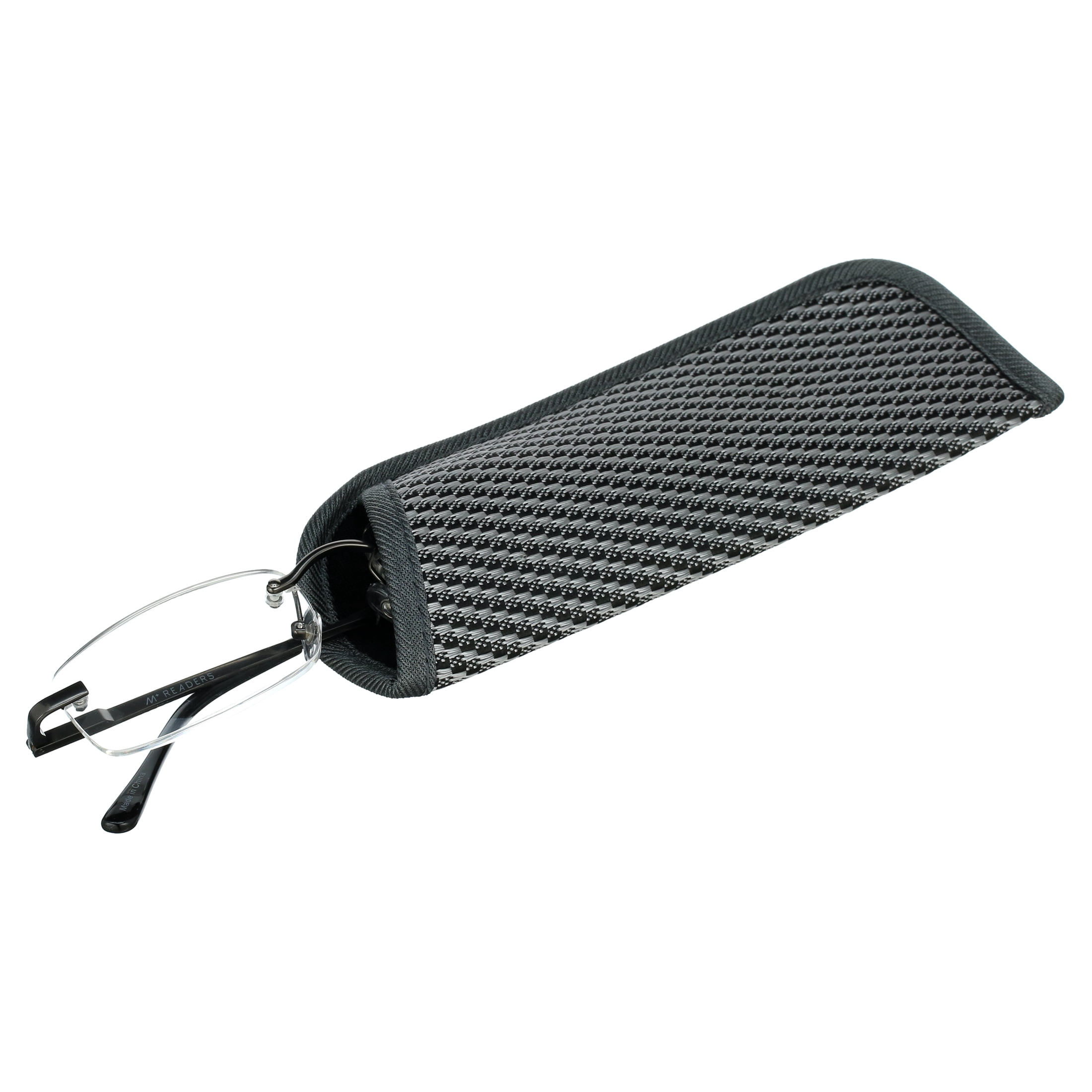 M+ Readers 180° Flex Temples Jean Dgun +2.50 Reading Glasses with Case