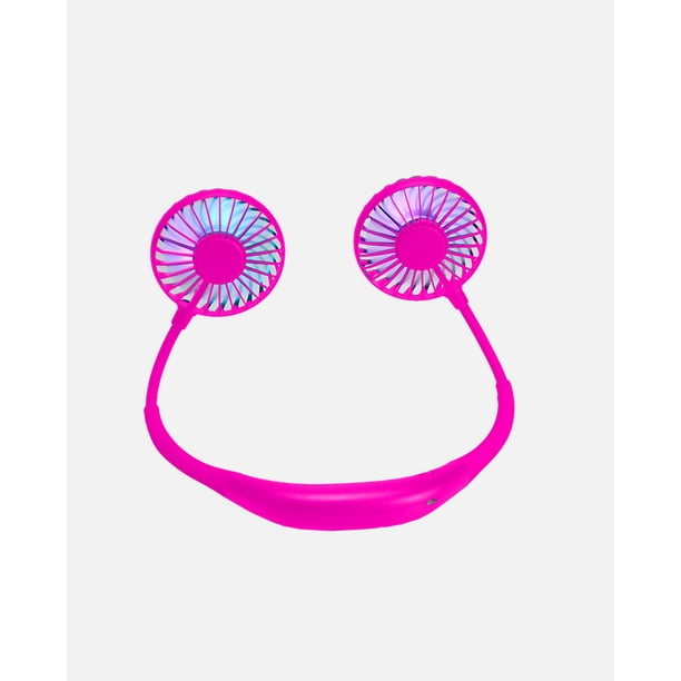 FANtastic LED Hands Free Neck Fan Lightweight Rechargeable Neck Fan