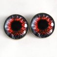 thumbnail image 2 of Red Demon Sew-On Button Glass Eyes, 2 of 8
