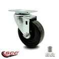 thumbnail image 2 of 4 Inch Phenolic Wheel Swivel Top Plate Caster Service Caster Brand, 2 of 2
