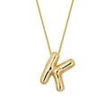 thumbnail image 1 of Balloons Alphabet Pendant Letter Copper Pendant Versatile Necklace, 1 of 2