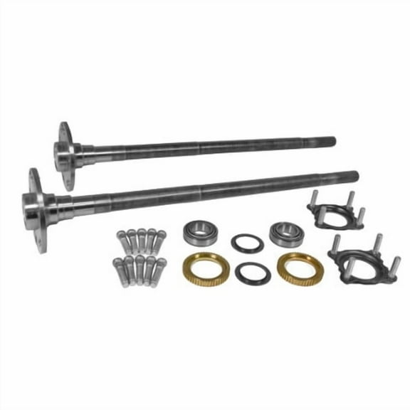 Yukon Chromoly Rear Axle Kit, D44/M220 JL Non-Rub DRE Narrow Track, w/o Locker