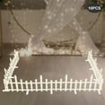 thumbnail image 2 of Autrinix Outdoor LED Christmas Fence Lights, 10-Piece Set with White LED Lights, Waterproof, Flash & Steady Modes, Perfect for Yard, Garden, and Holiday Decor, 2 of 11