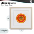 thumbnail image 4 of Stupell Industries Southwestern Bold Bohemian Sun Birch Framed Print Under Glass, 13 x 13, by Katherine Herrell Studio, 4 of 8