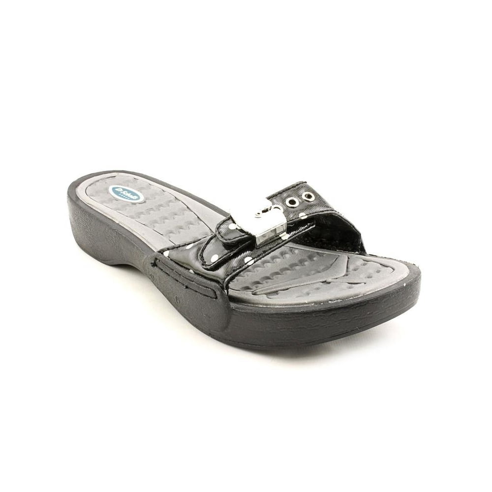 Dr. Scholl's Shoes Dr. Scholl's Rock Open Toe Synthetic Slides Sandal
