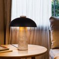 thumbnail image 3 of Arturesthome Wabi-Sabi Travertine Mushroom Table Lamp Bedroom Bedside Lamp, 3 of 14
