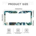 thumbnail image 6 of Nautical Green Sea Turtles License Plate Frames for Women Men Car Plate Holder Cover Metal Tag Aluminum Car Accessories Front Rear Plate Decor, 6 of 6