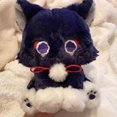 thumbnail image 3 of Peluche de gato SBSGV, 22 cm, muñeco de peluche Scaramouche, figura de anime, regalo suave para fanáticos de los videojuegos., 3 of 4