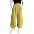 thumbnail image 3 of Bovxnpu Unisex Boys Sweatpants Kids Girls Elastic Waist Pocket Jogger Pants Bottoms, 3 of 8