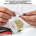 thumbnail image 2 of 1 Roll Beaded Chain Diy Crafts Making Beaded Chain Wedding Bouquet Decoration, 2 of 8