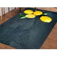 thumbnail image 2 of Lemon Pattern Rugs, Trendy Rug, Kitchen Rug, Modern Rugs, Saloon Rug, 3D Printed Rug, Lemon Rug, Indoor Rug, Decorative Rug, Yellow Rug, 3.3'x5' - 100x150 cm, 2 of 4