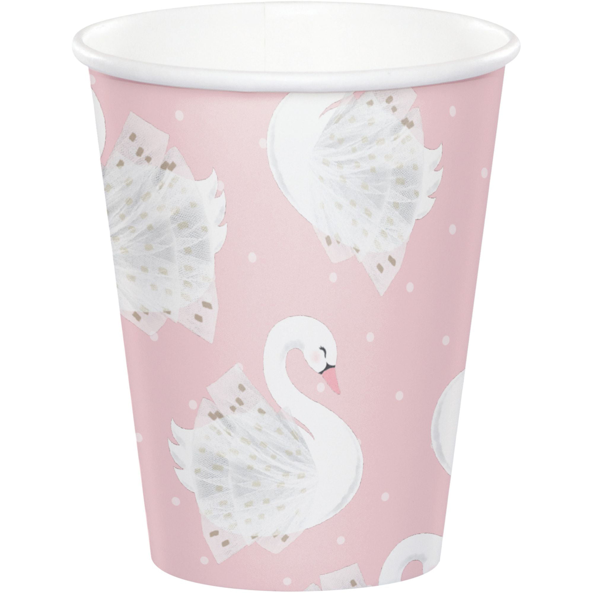 HUNTING Pink Camo 12oz PAPER CUPS 8 ~ Birthday Party Supplies Beverage Drink 