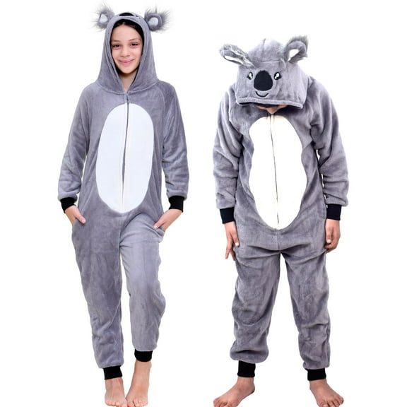 A2Z 4 Kids Girls & Boys Onesie One Piece Super Soft - E.Soft Koala._11-12