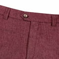 thumbnail image 4 of Wyobmus Mens Dress Pants Summer Quick Dry Stretch Casual Tapered Slacks Thin Work Business Trousers With Pockets D-Burgundy, 4 of 5