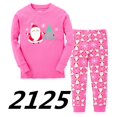 thumbnail image 1 of Conjunto de pijamas navideños para niños, ropa de Mickey, ropa de dormir para niños, Pijamas de dibujos animados de algodón para bebés, pijamas de invierno y otoño 90 2T Gao Jinjia LED, 1 of 2